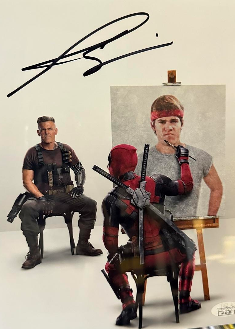 Josh Brolin Signed 8x10 Photo (Cable) - JSA COA